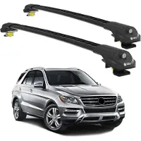 TURTLE DACHTRÄGER AIR-1 MERCEDES-BENZ M-CLASS ML-W166 2012 - 2019 , Schwarz