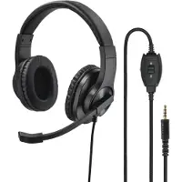 Hama PC-Office-Headset "HS-P350", Stereo, Schwarz