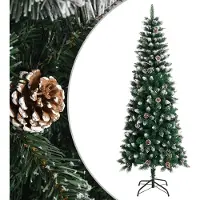 Prolenta Maison Exclusive - Künstlicher Weihnachtsbaum mit Ständer Grün 240 cm PVC