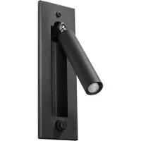 Sollux Wandleuchte ENIF schwarz 1xG9 8W Stahl 20x15x6.5cm