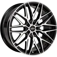Oxigin Felge 25 Oxcross 9 Zollx20 Zoll ET38 5x114.3 black full polish OX250920J38BFP kompatibel mit Toyota Avensis C-HR RAV4