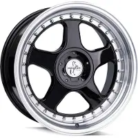 KESKIN 18 Zoll KT1 5x112/120 ET18 Alufelgen BLACK LIP POLISH