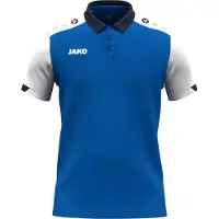 Jako Unisex Polo Dynamic - 6370, Farbe:royal/weiß/marine, Größe:3XL