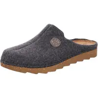 Rohde Herren Pantoffel Hausschuh Softfilz Foggia-H 7100, Größe:46 EU, Farbe:Grau
