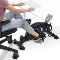 Capital Sports Mini Fitness Fahrrad, Heimtrainer im Sitzen für Senioren & Sportler, Ergometer Minibike für Fitness, Beintrainer Leise, Deskbike mit Magnet-Widerstand, Mini-Bike Sportgeräte für Zuhause