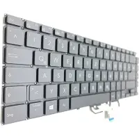 T-ProTek DEUTSCHE - Schwarz Tastatur mit Beleuchtung kompatibel für Asus ZenBook 14X UX5400ZB-KN017WS
