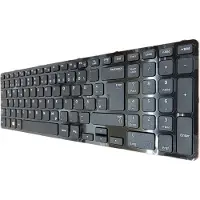 T-ProTek Schwarz - DEUTSCHE Tastatur mit glossy Rahm ver.2 Kompatibel für Samsung NP355E5C