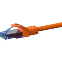 Dsit CAT6a Netzwerkkabel 100% Kupfer - U/UTP - 20 Meter - Orange
