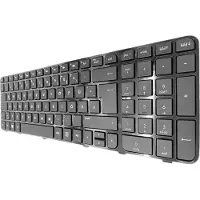 T-ProTek DE - Tastatur Keyboard mit Beleuchtung, Rahmen kompatibel für HP Pavilion DV6-7100