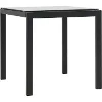 vidaXL Möbel Sonnenliege HOMMIE - Gartenliege - Gartenmöbel - 2 Stk. mit Tisch Poly Rattan und Textilene Schwarz - 213x70x(40-91,5) cm Top1739194