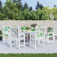 vidaXL "2026 Promotion" Niedriglehner-Auflagen 6 Stk. - Hohe Qualität - Mehrfarbig Stoff - Gartenmöbelauflagen CC21952