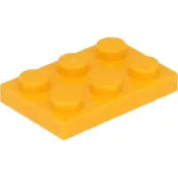 LEGO 2x3 Platten 3021 - 100 Stück Helles Hellorange