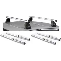 VDP Dachträger Tema Fix&Slide Duo kompatibel mit für BMW 1er F20 ab 2011 Alu