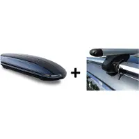 VDP Dachbox 460l Relingträger Alu 120 MAA460G-R-005-120_chryckj