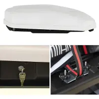 VDP Dachbox Satellite 330 + Relingträger CRV120A kompatibel mit Seat Exeo SW 09-13