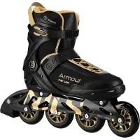 NILS Na22151 Armour Schwarz-Gold-Rollschuhe Grösse 43