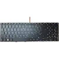 T-ProTek DE Tastatur Keyboard mit Beleuchtung ohne Rahmen kompatibel für Acer Aspire V5-572