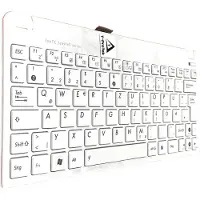 T-ProTek DEUTSCHE - Weiß mit Rahm Tastatur für Asus Eee PC 1015P-2B 1015P-2D