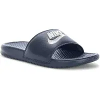 Nike Benassi JDI Just Do It Badeschuhe Slide verschiedene Farben, Farbe:blau, Schuhgröße:EUR 47.5