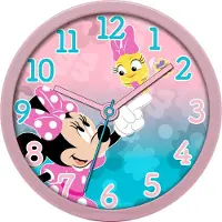 Kids Licensing Minnie Minnie Wanduhr Durchsichtig Durchsichtig One Size