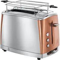 Russell Hobbs 24290-56 Toaster Luna Edelstahl/Kupfer (24290-56)