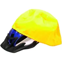 Hock Regenschutzhaube für Fahrradhelm gelb