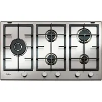 Whirlpool GMAL 9522/IXL, Edelstahl, Integriert, 86 cm, Gaskochfeld, iXelium, 5 Zone(n)