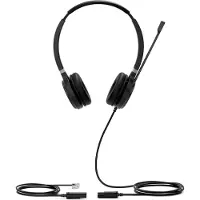 Yealink YHS 36 Dual YHS36 Kopfhörer Kabelgebunden Kopfband Büro/Callcenter Schwarz, Silber