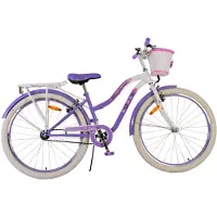 Volare Lovely Kinderfahrrad - Mädchen - 26 Zoll - Lila - Zwei Handbremsen