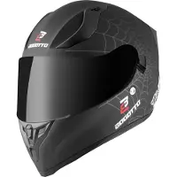 Bogotto H128 Grim Evo Helm, schwarz/weiß, S
