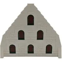 LEGO MOC Mittelalter Giebel Ritter Fenster Weiß NEU! Menge 89x
