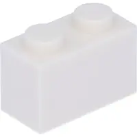 LEGO 250 Stück 3004 Stein Brick 1x2 Part Basic Steine 250 Weiß