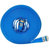 StarTech.com Ablaufschlauch Pool - Wasserschlauch - 30,48m Länge - 5,08cm Innendurchmesser - Polyesterfaser PVC - 90 PSI - Für Bewässerung und Entwässerung - Blau