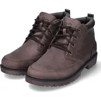 Clarks Rossdale Mid Schnürstiefel Braun in Gr. 40