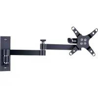 Techly ICA-LCD 104BK Wandhalterung für Fernseher, 76,2 cm (30 Zoll), Schwarz