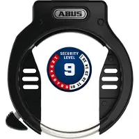 ABUS 4650S R (NAZ) Rahmenschloss, Befestigung an Hinterbaustreben, schwarz, AS