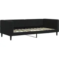 Syfax Tagesbett Schwarz 90x200 cm Samt