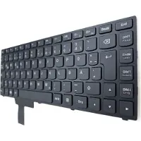 T-ProTek DEUTSCHE-Tastatur Keyboard Schwarz mit Schwarz Rahmen für Lenovo Yoga 13 59375136