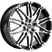 Oxigin Felge 14 Oxrock 8.5 Zollx18 Zoll ET42 5x114.3 black full polish OXVIERZEHN8518J42BFP kompatibel mit Toyota Auris Avensis Corolla Verso