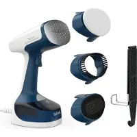Tefal Access Steam Easy DT7170, Tragbare Dampfbürste, 0,15 l, 0,25 min, Blau, Tasten, Handschalter