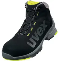 Uvex Sicherheitsstiefel 1 8545 S2 ESD SRC DGUV W11 Gr. 52 schwarz/lime