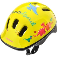 Meteor Schutzhelm, Kinderhelm, Fahrradhelm, Rollschuhe, KS06 Helm Kinderfahrradhelm Helm, größe XS 44-48 cm Dino