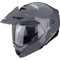 Scorpion ADX-2 Solid Cement Grau Endurohelm Größe L