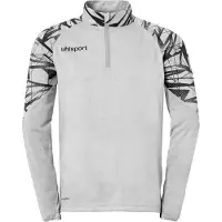 Uhlsport 1/4 ZIP TOP GOAL 25 1/4 ZIP TOP Unisex 1002218_01 dark grau melange/schwarz L