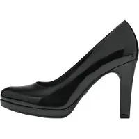 Tamaris Damen Pumps Plateau High Heel Blockabsatz 1-22426-41, Größe:41 EU, Farbe:Schwarz