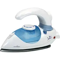 Jata PL357N, Trocken-Bügeleisen, Edelstahl-Bügelsohle, Blau, Weiß, 800 W, 230 V