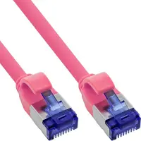 InLine 74925M, 25 m, Cat6a, S/FTP (S-STP), RJ-45, RJ-45, Magenta
