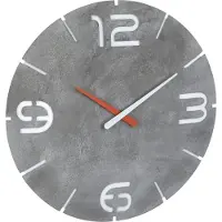 TFA-Dostmann Design Funk-Wanduhr CONTOUR, Beton-Optik, 60.3536.15,