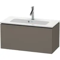 Duravit Waschtischunterbau Compact L-CUBE 400 x 820 x 391 mm flannel grey seidenmatt