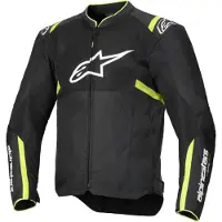 Alpinestars Jacke T-SPS AIR V2, (schwarz/fluoreszierend gelb, Größe S)